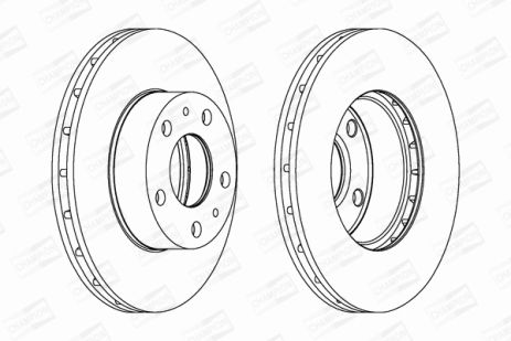 Диск тормозной FIAT DUCATO, CHAMPION (563026CH)