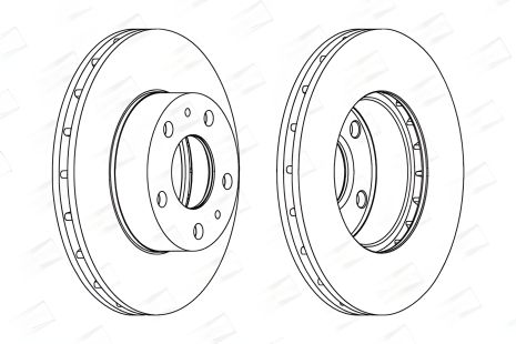 Гальмівний диск FIAT DUCATO, CHAMPION 563026CH