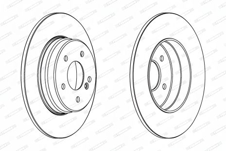 Гальмівний диск MERCEDES-BENZ CLC-CLASS, MERCEDES-BENZ SLK, MERCEDES-BENZ CLK, FERODO (DDF963C) Гальмівний диск MERCEDES-BENZ CLC-CLASS, MERCEDES-BENZ SLK, MERCEDES-BENZ CLK, FERODO (DDF963C)