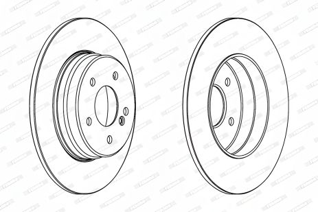 Гальмівний диск MERCEDES-BENZ CLC-CLASS, MERCEDES-BENZ SLK, MERCEDES-BENZ CLK, FERODO (DDF963C) Гальмівний диск MERCEDES-BENZ CLC-CLASS, MERCEDES-BENZ SLK, MERCEDES-BENZ CLK, FERODO (DDF963C)
