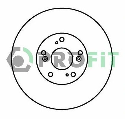 Диск гальмівний HONDA ACCORD, HONDA CR-V, PROFIT (50101424)