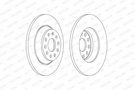 Тормозной диск SKODA SUPERB, AUDI Q3, SEAT ALHAMBRA, FERODO (DDF2506C) Тормозной диск SKODA SUPERB, AUDI Q3, SEAT ALHAMBRA, FERODO (DDF2506C)