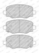 Комплект гальмівних колодок, дискове гальмо FIAT 500X, JEEP RENEGADE, FERODO (FDB4925)