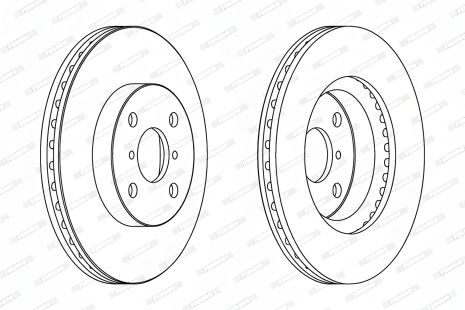 Тормозной диск TOYOTA YARIS, DAIHATSU CHARADE, FERODO (DDF1587) Тормозной диск TOYOTA YARIS, DAIHATSU CHARADE, FERODO (DDF1587)