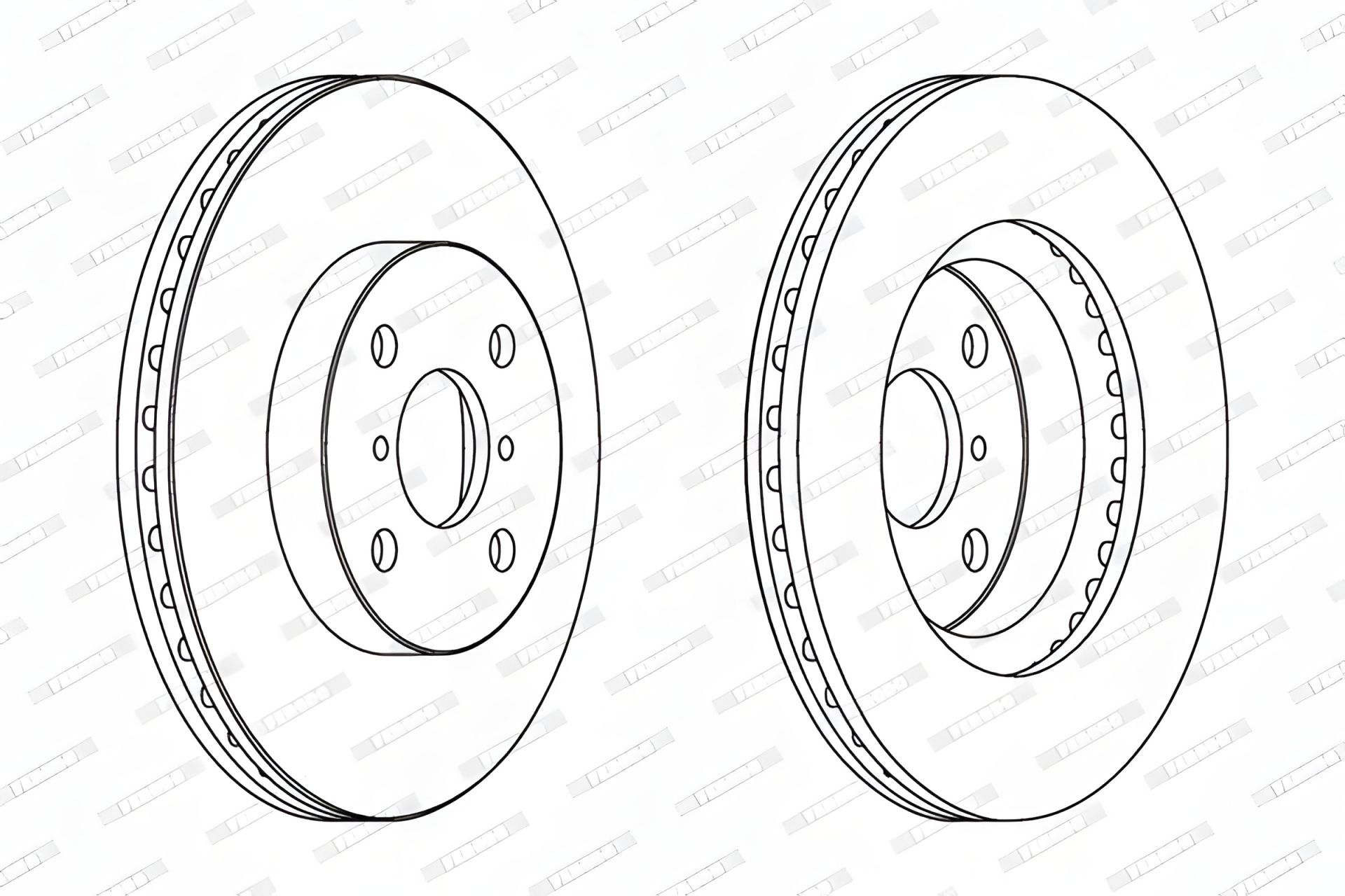 Тормозной диск TOYOTA YARIS, DAIHATSU CHARADE, FERODO (DDF1587) Тормозной диск TOYOTA YARIS, DAIHATSU CHARADE, FERODO (DDF1587)
