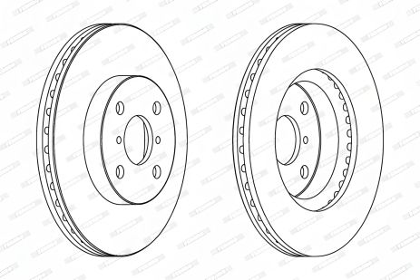 Тормозной диск TOYOTA YARIS, DAIHATSU CHARADE, FERODO (DDF1587) Тормозной диск TOYOTA YARIS, DAIHATSU CHARADE, FERODO (DDF1587)