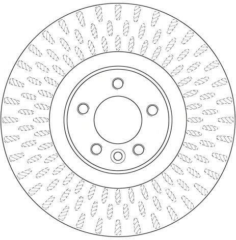 Гальмівний диск LAND ROVER, TRW (DF6508S)