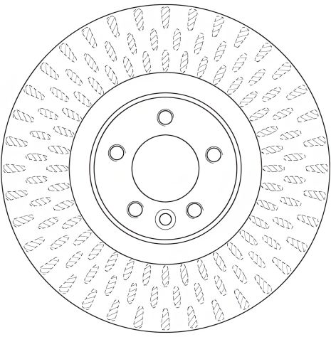 Гальмівний диск LAND ROVER, TRW (DF6508S)
