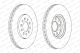 Диск тормозной VW, SEAT TOLEDO, SKODA FABIA, FERODO (DDF1221)