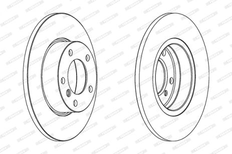 Диск тормозной BMW Z3, BMW 3, FERODO (DDF248)