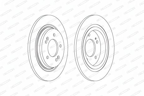 KIA XCEED, HYUNDAI i30, HYUNDAI GRANDEUR, FERODO (DDF2604C) диск тормозной