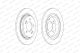 Диск тормозной KIA XCEED, HYUNDAI i30, HYUNDAI GRANDEUR, FERODO (DDF2604C)
