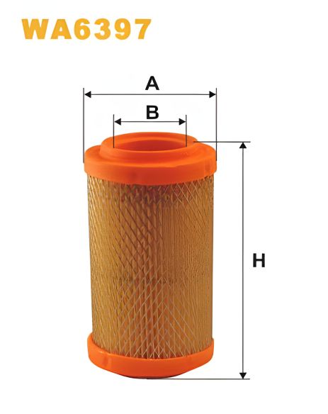 Повітряний фільтр FSO 126P, FIAT 500, WIX FILTERS (WA6397)