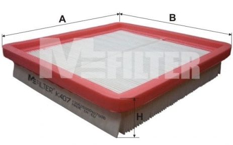 Фільтр повітряний ZAZ LANOS, FSO LANOS, CHEVROLET LANOS, M-FILTER (K407)