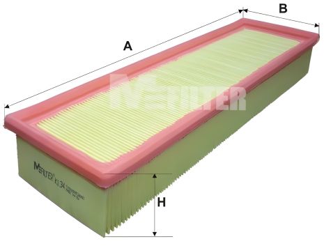 Воздушный фильтр BEDFORD ASTRAMAX, ARO 10, VOLVO 340-360, M-FILTER (K134)