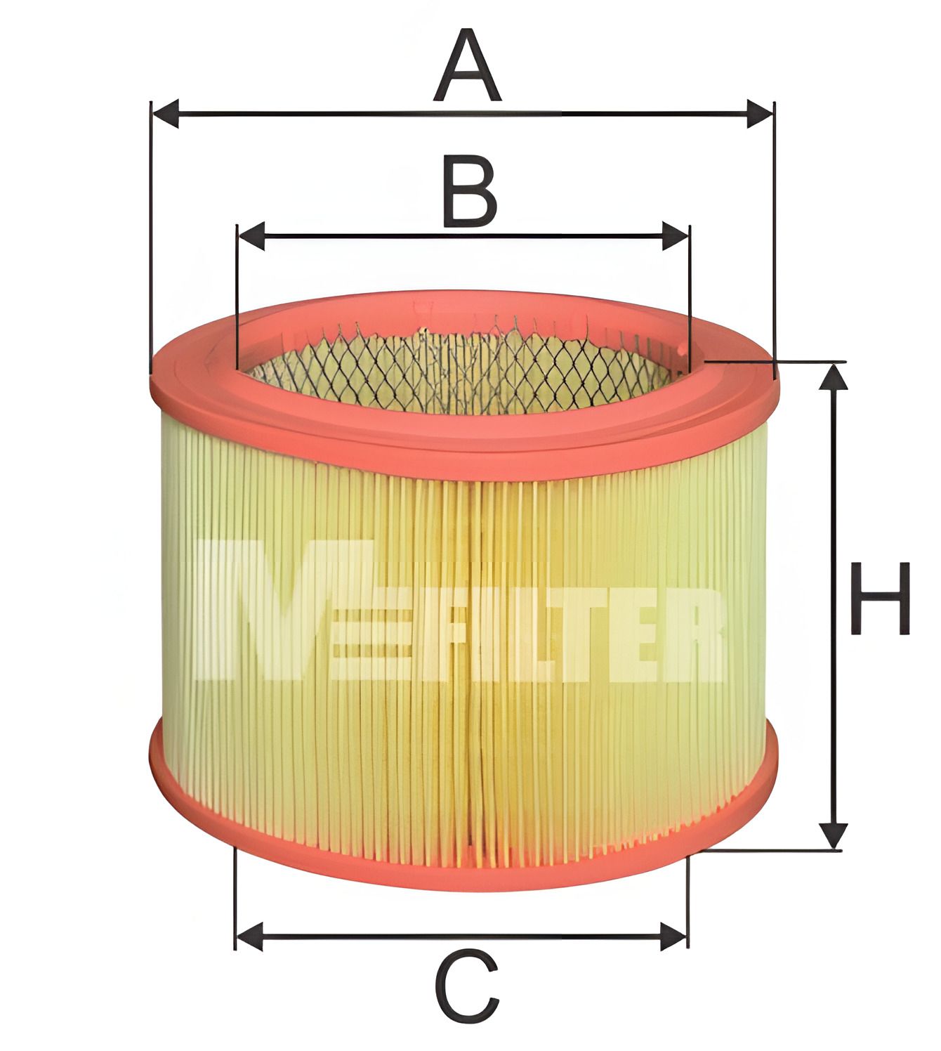 Фільтр повітряний для PEUGEOT PARTNER, CITROËN XSARA, M-FILTER (A289) Фільтр повітряний для PEUGEOT PARTNER, CITROËN XSARA, M-FILTER (A289)