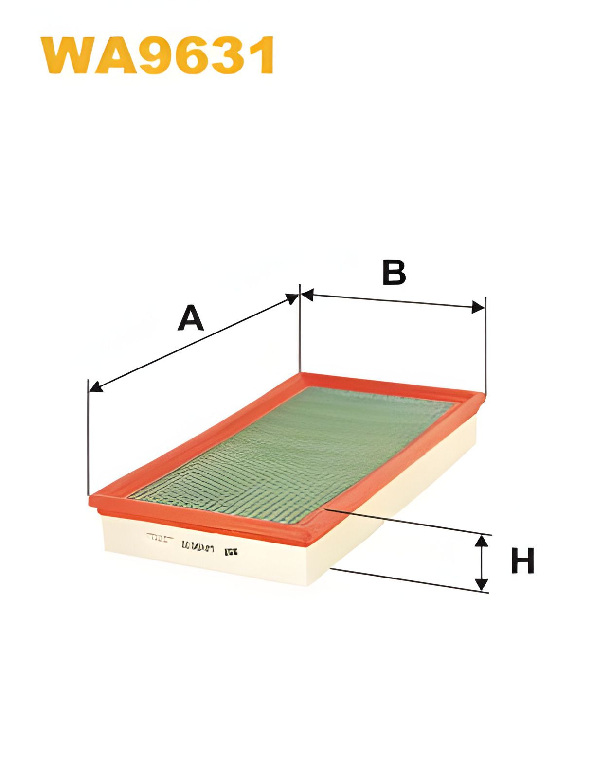 Воздушный фильтр для JAGUAR S-TYPE, WIX FILTERS (WA9631)