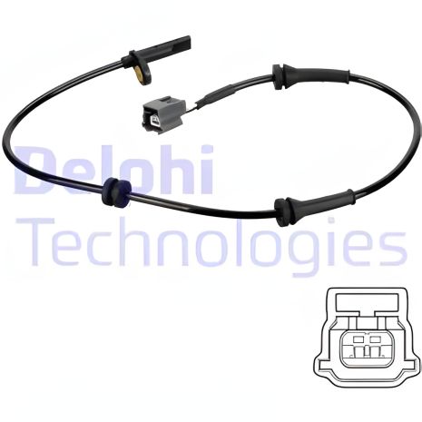 ABS сенсор RENAULT KOLEOS, NISSAN X-TRAIL, QASHQAI, DELPHI SS20796 ABS сенсор RENAULT KOLEOS, NISSAN X-TRAIL, QASHQAI, DELPHI SS20796