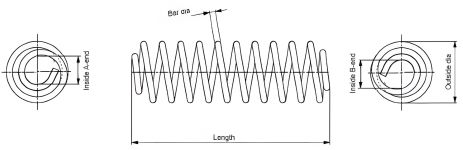 Пружина підвіски для RENAULT GRAND SCÉNIC, RENAULT SCÉNIC, MONROE (SP2896)