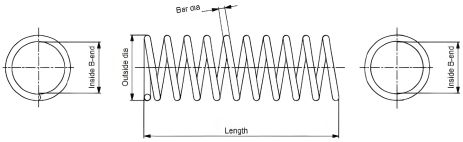Підвісна пружина для VOLVO V50 від MONROE (SP3563) Підвісна пружина для VOLVO V50 від MONROE (SP3563)