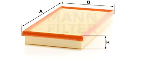 Повітряний фільтр MERCEDES-BENZ SPRINTER, MANN (C43002) Повітряний фільтр MERCEDES-BENZ SPRINTER, MANN (C43002)