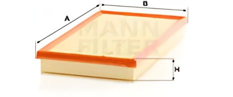 Повітряний фільтр MERCEDES-BENZ SPRINTER, MANN (C43002) Повітряний фільтр MERCEDES-BENZ SPRINTER, MANN (C43002)