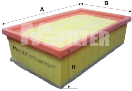 Фільтр повітряний RENAULT CLIO, M-FILTER (K773)