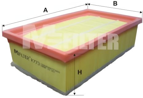 RENAULT CLIO повітряний фільтр, M-FILTER (K773)