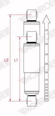 Амортизатор для FIAT DUCATO/PEUGEOT BOXER/CITROËN JUMPER, MONROE (V2130)