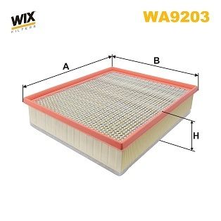 Фільтр повітряний VW AMAROK, WIX FILTERS (WA9203)