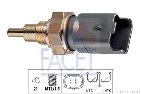 Датчик температури LANCIA THESIS, ALFA ROMEO, FIAT MULTIPLA, FACET (73286) Датчик температури LANCIA THESIS, ALFA ROMEO, FIAT MULTIPLA, FACET (73286)