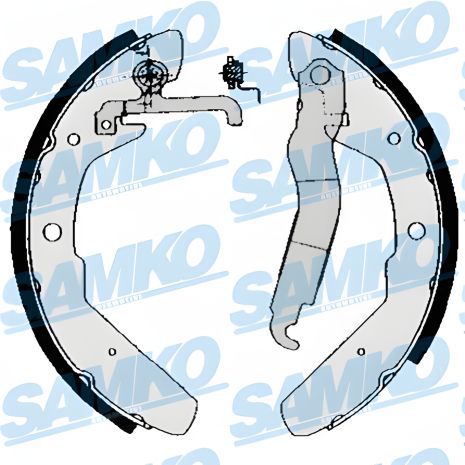 Гальмівних колодок комплект VW TRANSPORTER, SAMKO (83970)