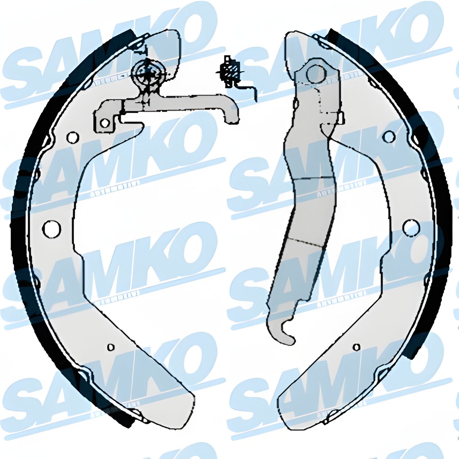 Гальмівних колодок комплект VW TRANSPORTER, SAMKO (83970) Гальмівних колодок комплект VW TRANSPORTER, SAMKO (83970)