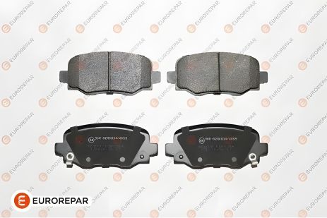Комплект гальмівних колодок FIAT 500X, JEEP RENEGADE, JEEP COMPASS, EUROREPAR 1675996280 Комплект гальмівних колодок FIAT 500X, JEEP RENEGADE, JEEP COMPASS, EUROREPAR 1675996280