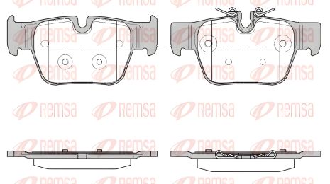 Тормозных колодок комплект BMW 1, 2, X2, REMSA (186800) Тормозных колодок комплект BMW 1, 2, X2, REMSA (186800)