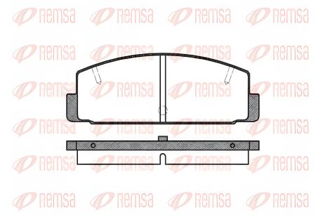 Тормозные колодки комплект HAIMA (FAW), MAZDA RX-7, MAZDA 626, REMSA (017910)