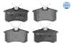 Комплект гальмівних колодок LANCIA PHEDRA, RENAULT MEGANE, PEUGEOT 208, MEYLE (0252096117)