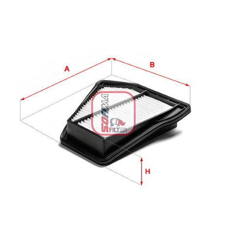 Воздушный фильтр HONDA CR-V, SOFIMA (S3B05A)