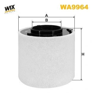 Фільтр повітряний AUDI A5, AUDI A4, WIX FILTERS (WA9964)