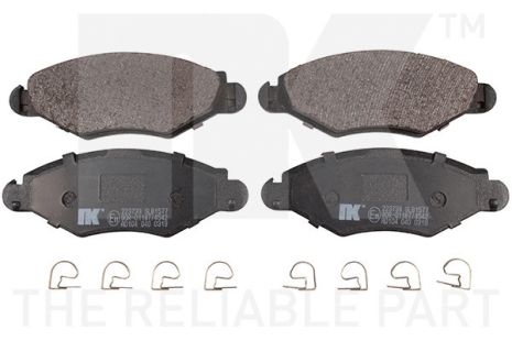 Комплект гальмівних колодок PEUGEOT 206, PEUGEOT 206+, NK (223739)