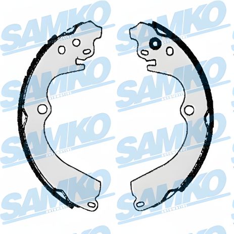 Комплект гальмівних колодок для SUBARU IMPREZA, LEGACY, FORESTER, SAMKO (86230) Комплект гальмівних колодок для SUBARU IMPREZA, LEGACY, FORESTER, SAMKO (86230)