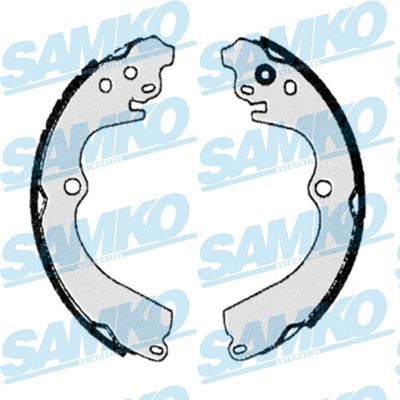 Комплект гальмівних колодок SUBARU IMPREZA, SUBARU LEGACY, SUBARU FORESTER, SAMKO (86230)