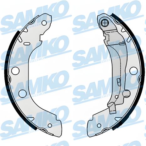 Комплект гальмівних колодок FIAT DOBLO, RENAULT KANGOO, NISSAN KUBISTAR, SAMKO (87340) Комплект гальмівних колодок FIAT DOBLO, RENAULT KANGOO, NISSAN KUBISTAR, SAMKO (87340)