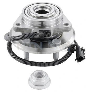 Комплект подшипника ступицы колеса JEEP CHEROKEE, DODGE NITRO, NTN-SNR (R18634)