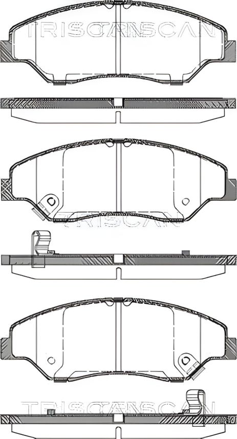 Гальмівних колодок комплект KIA RETONA, KIA SPORTAGE, TRISCAN (811018005)