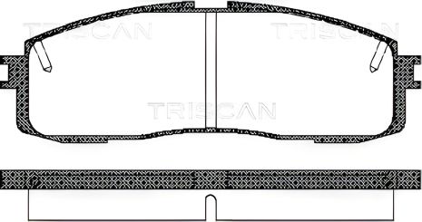 Комплект гальмівних колодок для TOYOTA CELICA, TOYOTA SUPRA, TRISCAN (811013152)