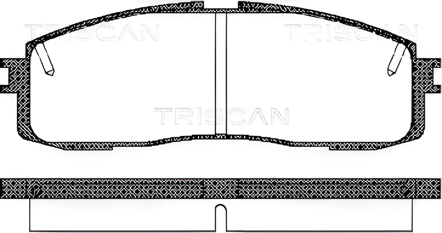 Комплект гальмівних колодок для TOYOTA CELICA, TOYOTA SUPRA, TRISCAN (811013152) Комплект гальмівних колодок для TOYOTA CELICA, TOYOTA SUPRA, TRISCAN (811013152)