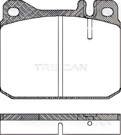 Автомобільний комплект гальмівних колодок VW LT, MB SL, MB СЕДАН, TRISCAN (811023222) Автомобільний комплект гальмівних колодок VW LT, MB SL, MB СЕДАН, TRISCAN (811023222)