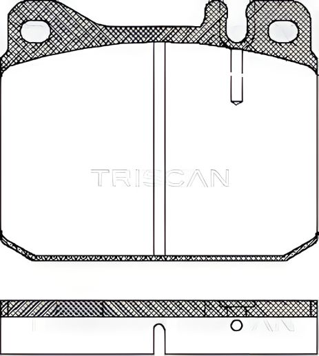 Набор тормозных колодок для VW LT, MB SL, MB СЕДАН, TRISCAN (811023222)