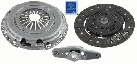 Комплект зчеплення SEAT TOLEDO, SKODA RAPID, AUDI A1, SACHS (3000950019)